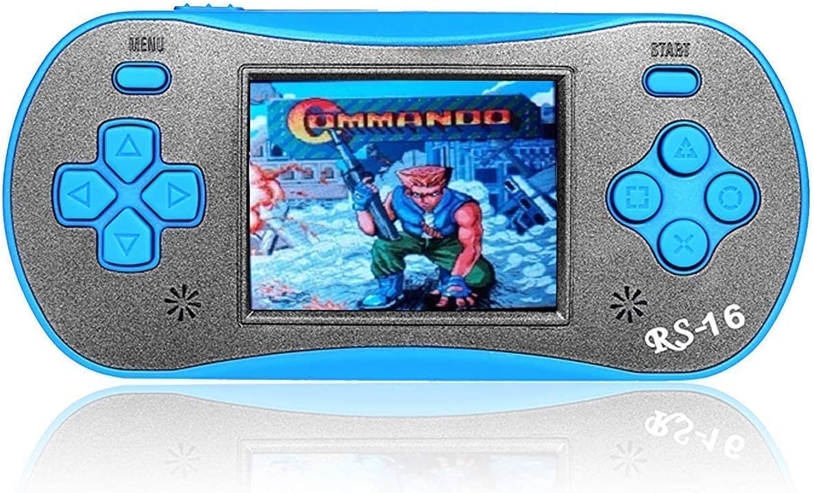 Handheld Game for Kids - FAMILY POCKET RS16 Portable Classic Controller 260 Game 2.5 inch LCD Retro Arcade Video Game System Children's Birthday Gift