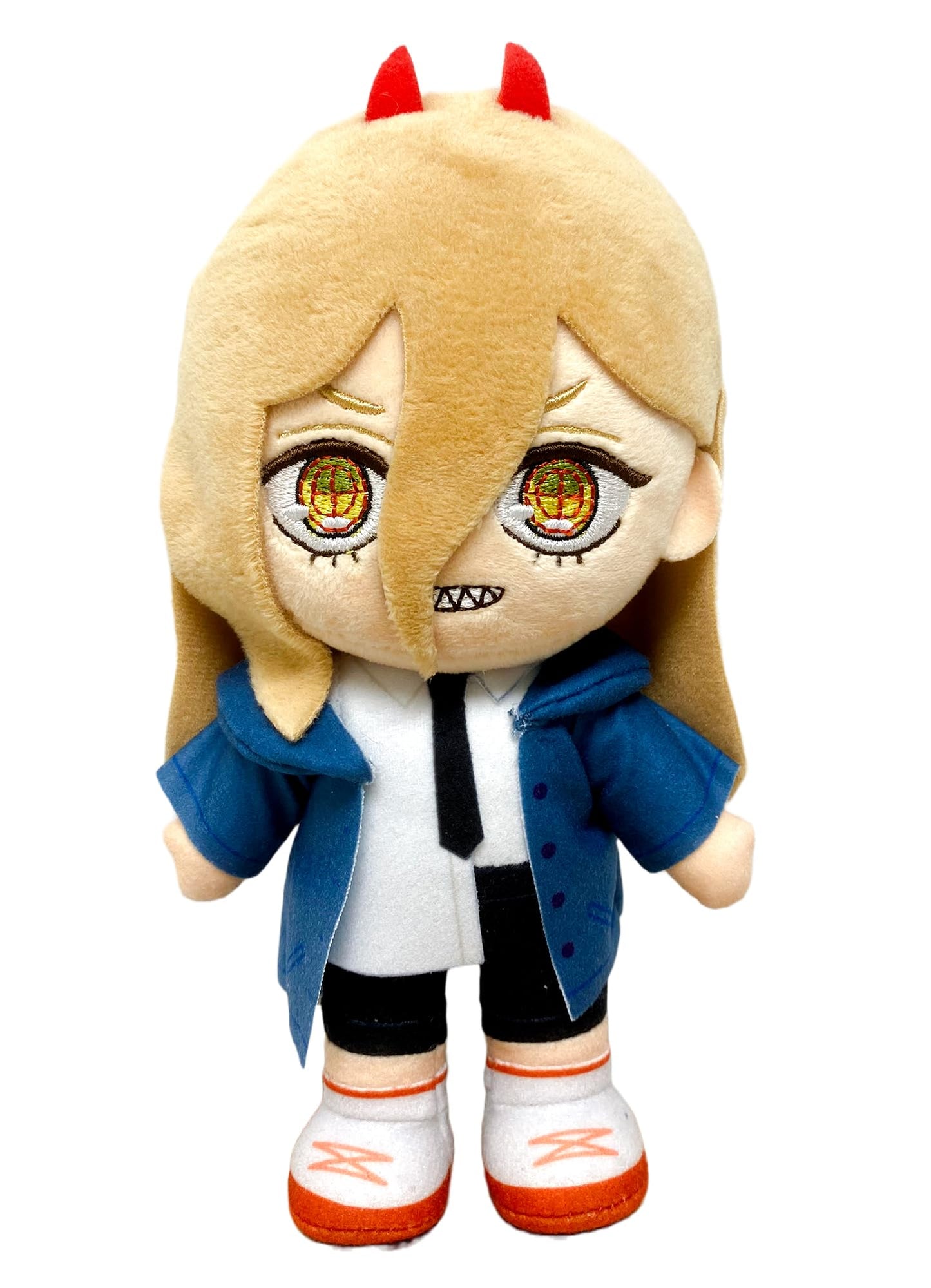 Great Eastern Entertainment Chainsaw Man - Power Public Safety Devil Hunters Uniform #1 Movable Ver Plush 8" H