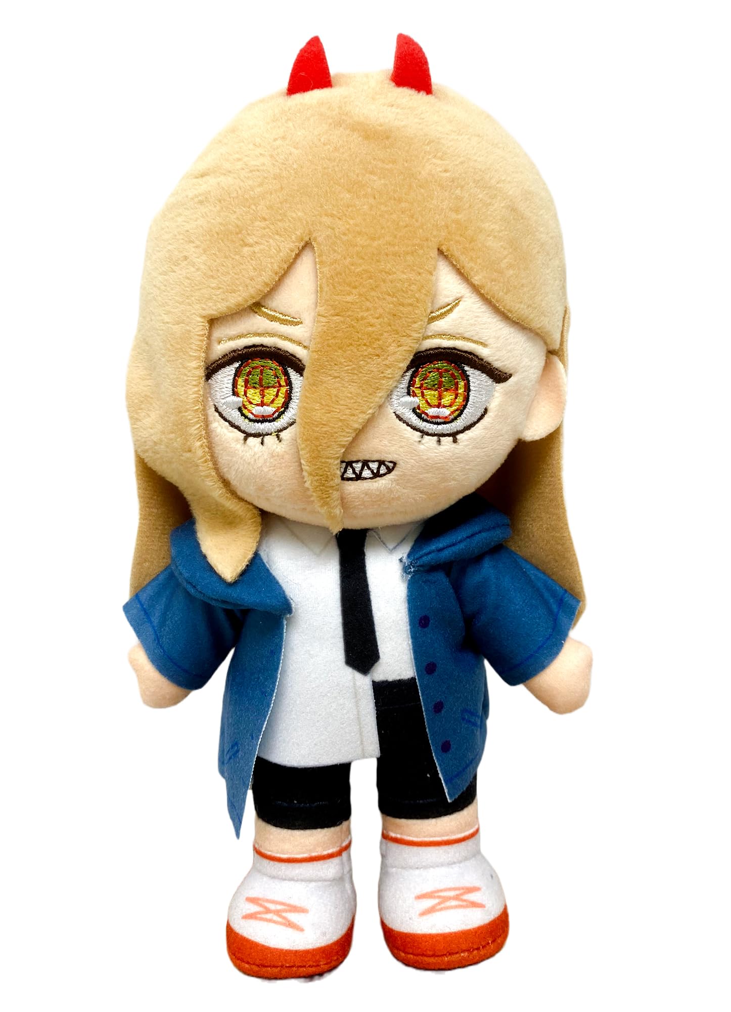Great Eastern Entertainment Chainsaw Man - Power Public Safety Devil Hunters Uniform #1 Movable Ver Plush 8" H