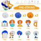 LINGTEER Science Hanging Swirls Streamers Chemistry Laboratory Erlenmeyer Flask Prop Sign Party Decorations