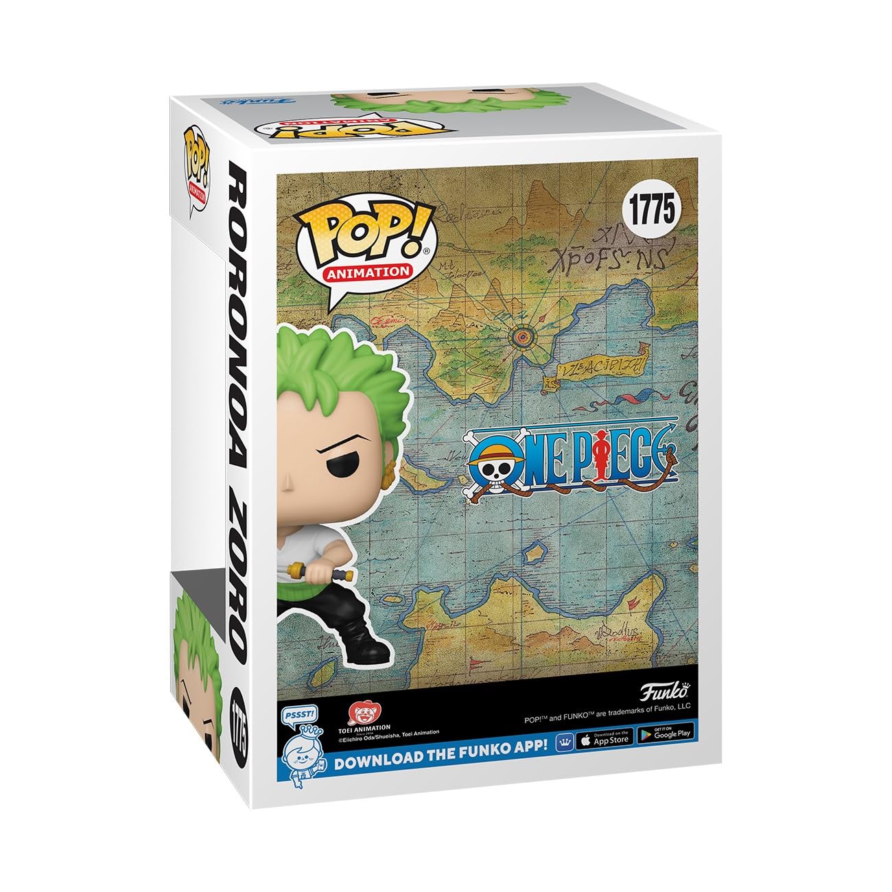 Funko Pop! Animation: One Piece - Roronoa Zoro - 1/6 Odds for Rare Chase Variant - Collectable Vinyl Figure - Gift Idea - Official Merchandise - for