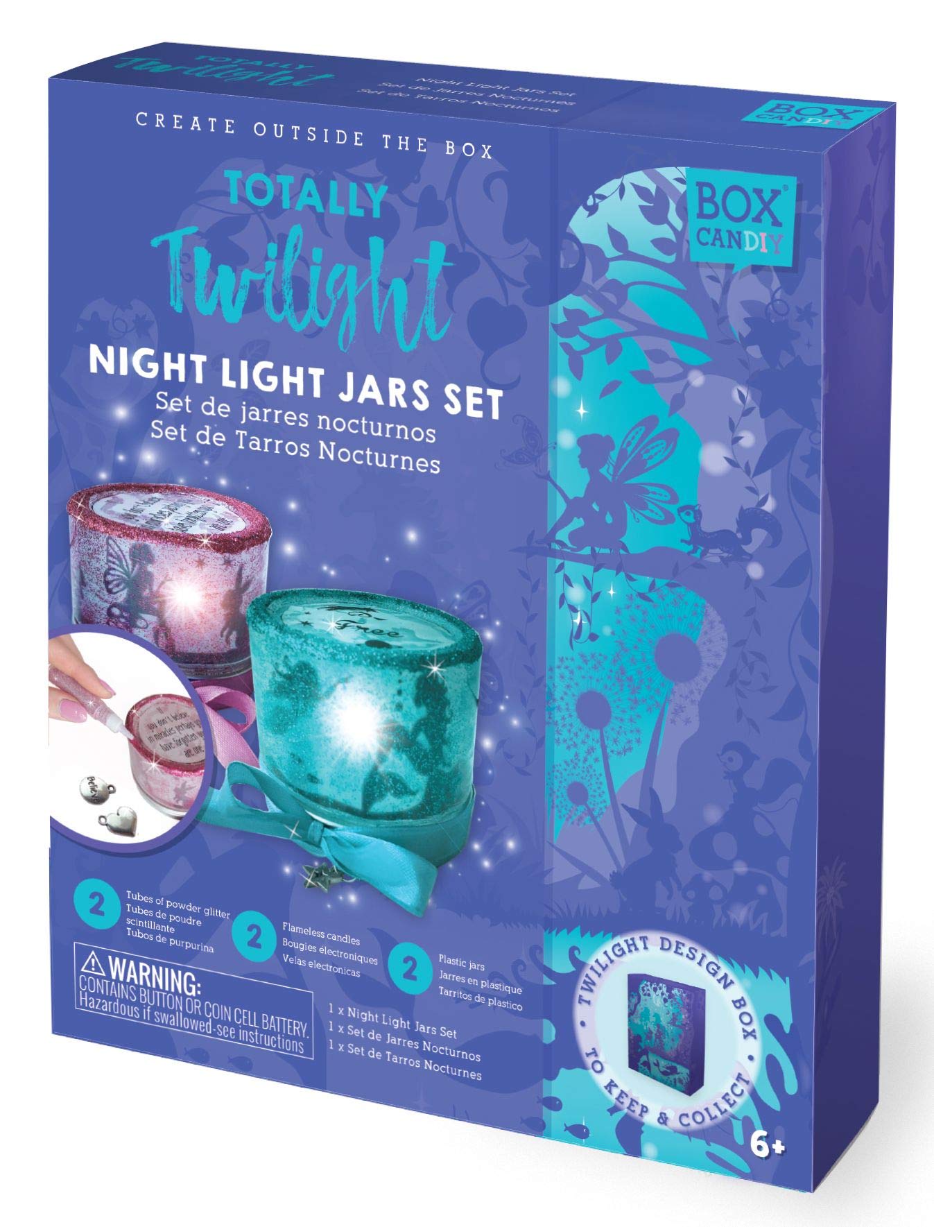 Box Candiy Totally Twilight Inspirational Fairies and Mermaids Night Light Set to Make and Enjoy