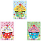 Fun Express - Make A Cupcake Sticker Scene - Stationery - Stickers - Make - A - Scene (Sm) - 12 Pieces