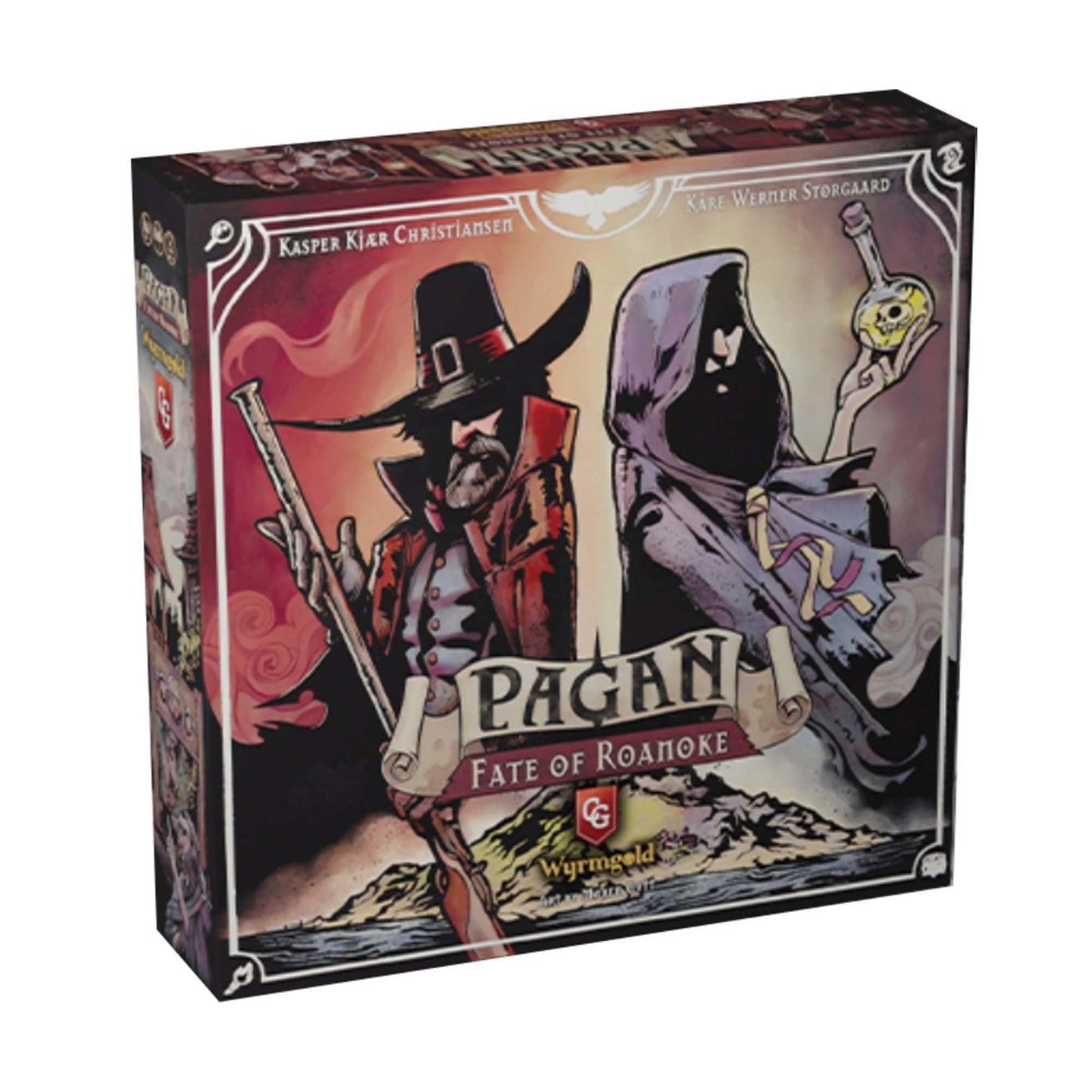 Capstone Games Pagan Fate of Roanoke 2 Player Strategy Card Game