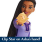 Mattel Disney Wish Singing Asha of Rosas Fashion Doll & Star Figure, Posable with Removable Outfit, Sings “This Wish” in English