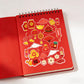 KYMY 2026 Chinese New Year Stickers, 18 Sheets Spring Festival Paper Stickers, Zodiac Horse Lunar New Year Party Favor Labels for Bottles, Envelopes