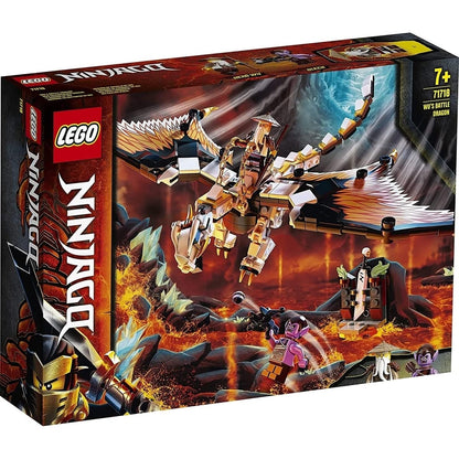 LEGO NINJAGO Wu’s Battle Dragon 71718 Ninja Battle Set Building Kit Featuring Buildable Figures (321 Pieces)