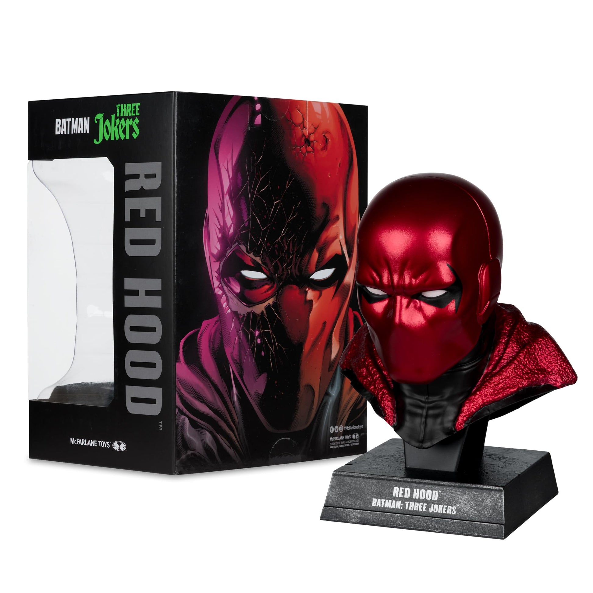McFarlane Toys- DC Direct Red Hood (Batman: Three Jokers) Cowl Replica 1:3 Scale