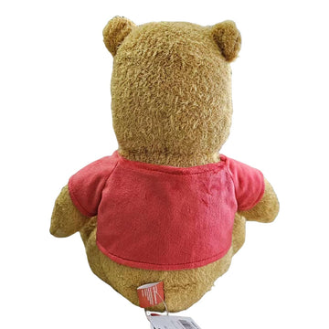 TEETSY Christopher Robin Bear Pooh Plush Doll Toy, Brown