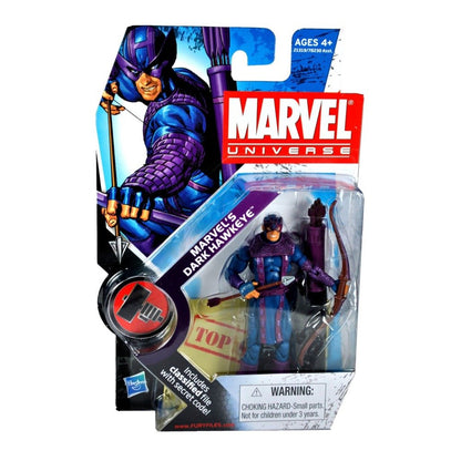 Marvel Universe 3 3/4 Inch Series 11 Action Figure #31 Marvels Dark Hawkeye Dark Avengers