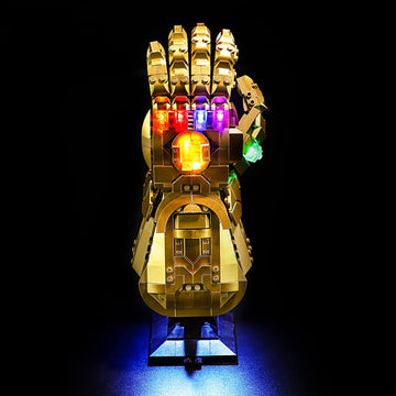 YEABRICKS LED Light for Lego-76191 Marvel Infinity Gauntlet Building Blocks Model (Lego Set NOT Included)