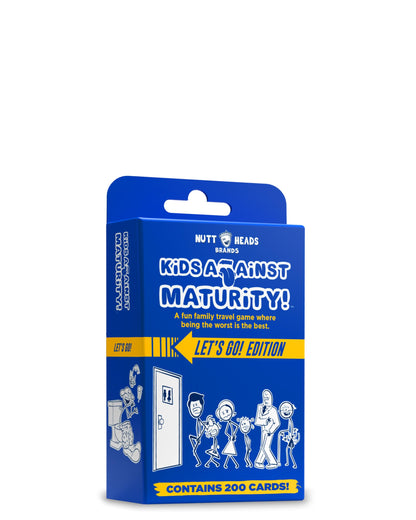 Kids Against Maturity: Card Game for Kids and Families, Super Fun Hilarious for Family Party Game Night, Let's Go Edition