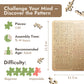 WOODSTERS Mind Bending Wooden Jigsaw Puzzle - Difficult Challenging Impossible Puzzles for Adults, Advanced Hard Jigsaw Puzzles - Aztec Labyrinth