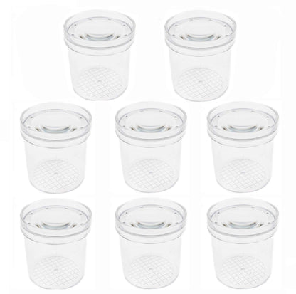 SimpleSS 8 Pieces Bug Viewer Critter Insect Cage Magnifying Insect Box Bug Magnifier Container Bug Catcher Cage, Science Nature Exploration Tools