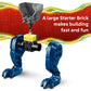 LEGO NINJAGO Jay's Dragon Mech Fight Building Toy - Pretend Play Set for Boys & Girls, Ages 4+ - Includes 2 Minifigures - Gifts for Birthdays - 71853