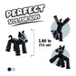 STIKBOT Zing Zanimation Studio with Horse (What the Bot) - Stop Motion Animation Playset with Poseable Figures & Green Screen for Creative Play