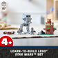LEGO Star Wars at-ST 75332 Toy Building Set - Featuring Wicket The Ewok and Scout Trooper Minifigures, Expand Your Collection, Great Gift