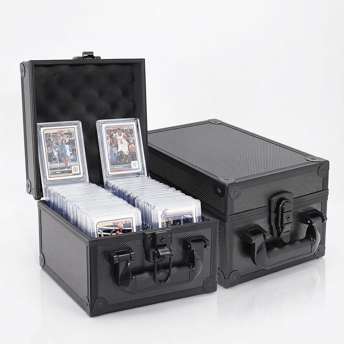 ChaiTrek Premium Graded Card Storage Box, 2-Slot Dustproof Case, 60 PSA Slabs & 30 Card Bricks, for NBA, Yu-Gi-Oh! & Sports Trading Cards