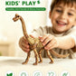 ZHFCGO 6 Inch Dinosaur Fossil Skeleton for 3 4 5 6 7 8 9 10+ Year Old, Dino Bones for Science Play Rewards, Dino Sand Dig Toys, Educational Gift