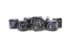 FanRoll 16mm Resin Poly DND Dice Set: Framed Void, Role Playing Game Dice for Dungeons and Dragons