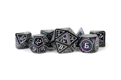 FanRoll 16mm Resin Poly DND Dice Set: Framed Void, Role Playing Game Dice for Dungeons and Dragons