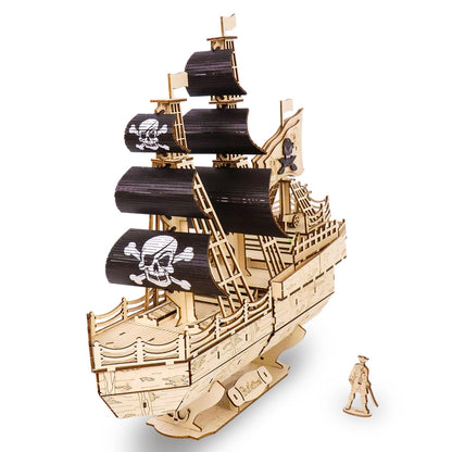 3D Wooden Puzzles for Adults,Wooden Toy for Kids and Adults,Model Building Kit,Educational Brain Teaser,Best Educational Christmas Birthday Day Gift