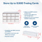 BCW Card House Storage Unit with 12 x 800ct Boxes | Holds Up to 9600 Cards | Organizer for Sports Cards, Pokémon, Magic: The Gathering & More