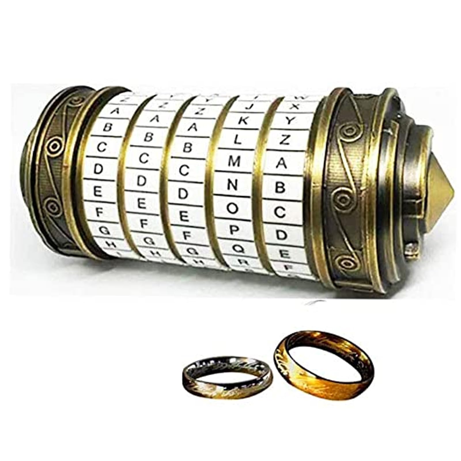 WHRMQ The Mini Da Vinci Code Cryptex Lock,Revomaze,Toy Interesting Gifts for Her or Him to All Festivals Occasions Such as Birthday or The Other