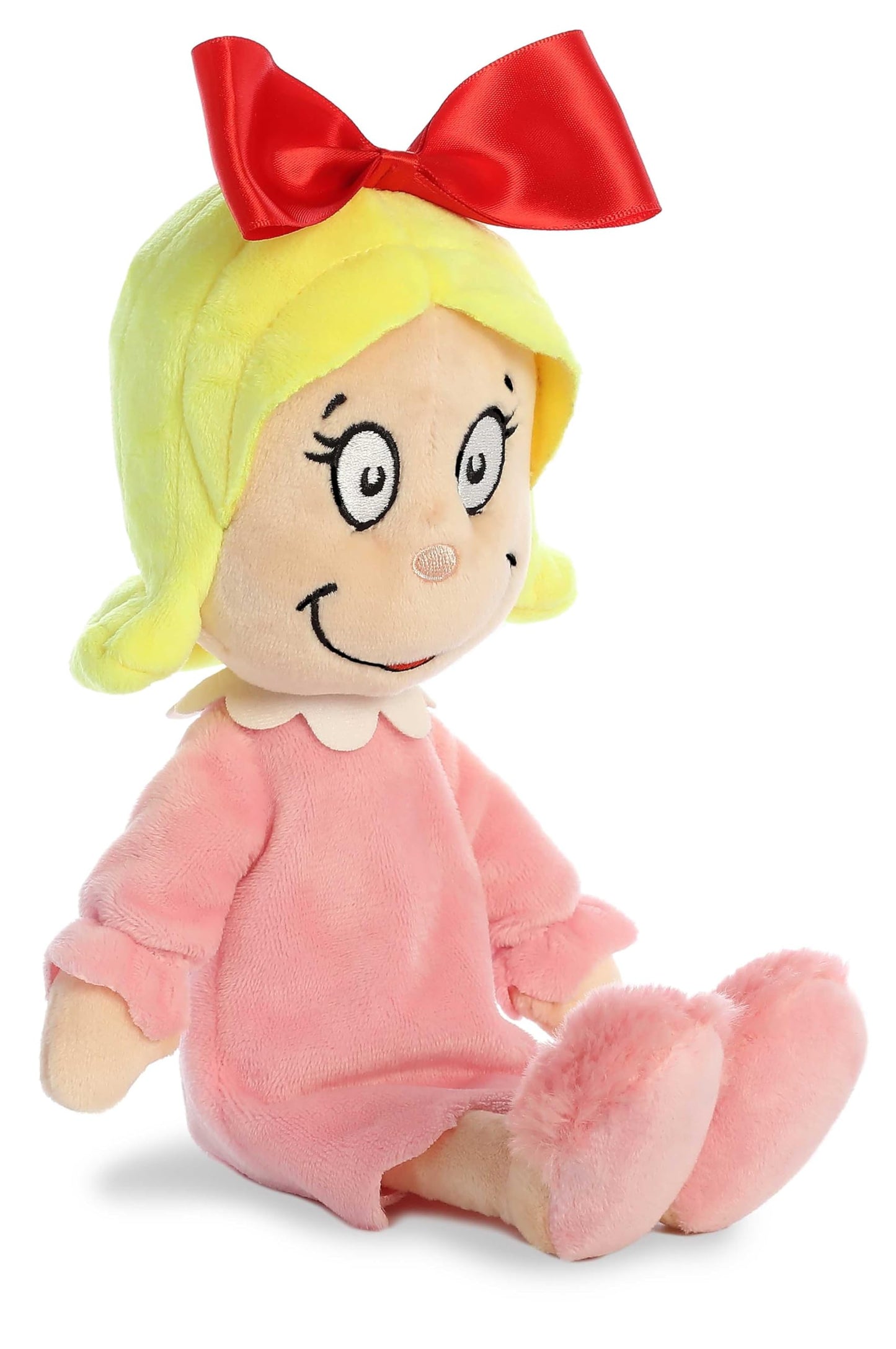Aurora® Whimsical Dr. Seuss™ Cindy Lou Who Stuffed Animal - Officially Licensed Plush for Imaginative Play - Perfect for Kids and Adults - Multicolor