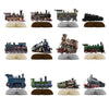 12 PCS Train Honeycomb Centerpieces for Table Decor, Retro Train Table Decorations Table Toppers for Train Party Decorations Train Birthday Party