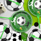 96 Pcs Soccer Plates and Napkins Set Birthday Party Decorations Tableware for Soccer Theme Birthday Party Decorations, Serve 24