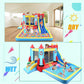 HYPOAI Bounce House,Inflatable Bounce Castle with Blower for Kids 3-12,Outdoor/Indoor Bouncy House Water Park for Backyard with 2 Splash