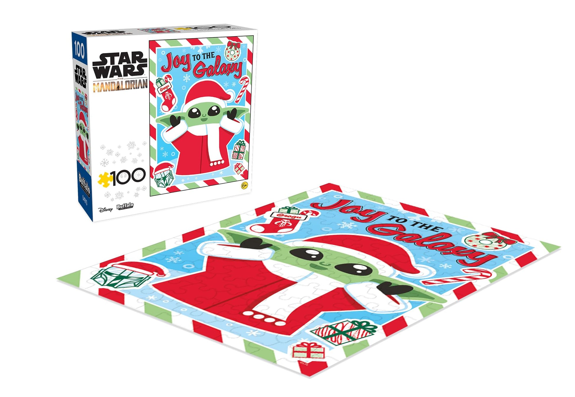 Buffalo Games - 100 Piece Pokemon Jigsaw Puzzle - Christmas and Santa Themed for Kids Ages 6 and Up