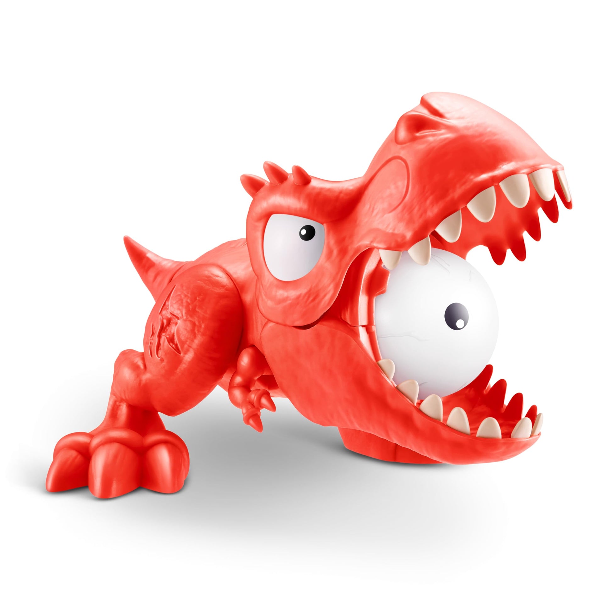Smashers Dino Island Mini T-Rex Battles Playset (Red Dino) by ZURU Boys Dinosaur Battling Toys Shoots Fires Collectible Surprise Unboxing Skull