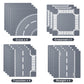 Homikidy Road Base Plates - 15 City & Street Plates, 10"x10" Road Baseplates