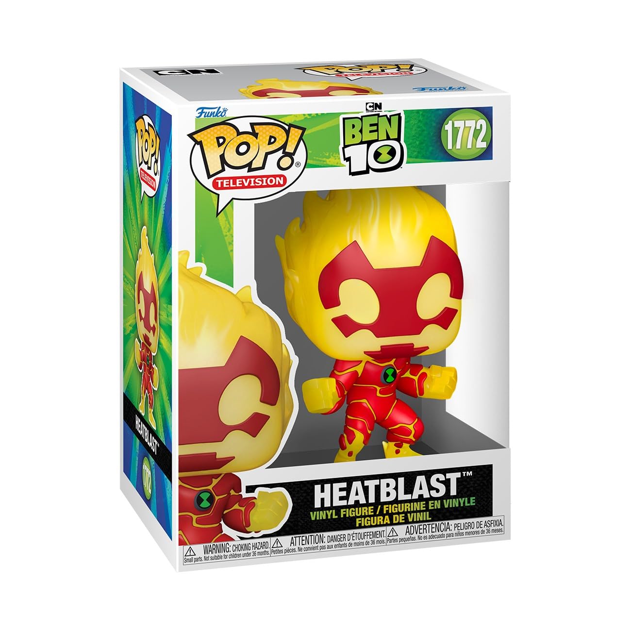 Funko Pop! TV: Ben 10 - Heatblast - Collectable Vinyl Figure - Gift Idea - Official Merchandise - Toys for Kids & Adults - Cartoon Fans - Model Figure