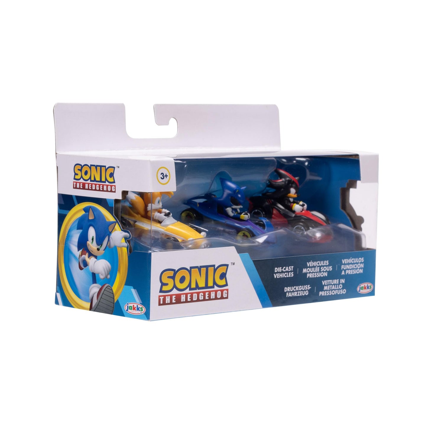 Sonic The Hedgehog 1:64 Die-cast Vehicles 3-Pack from Jakks Pacific's Wave 9