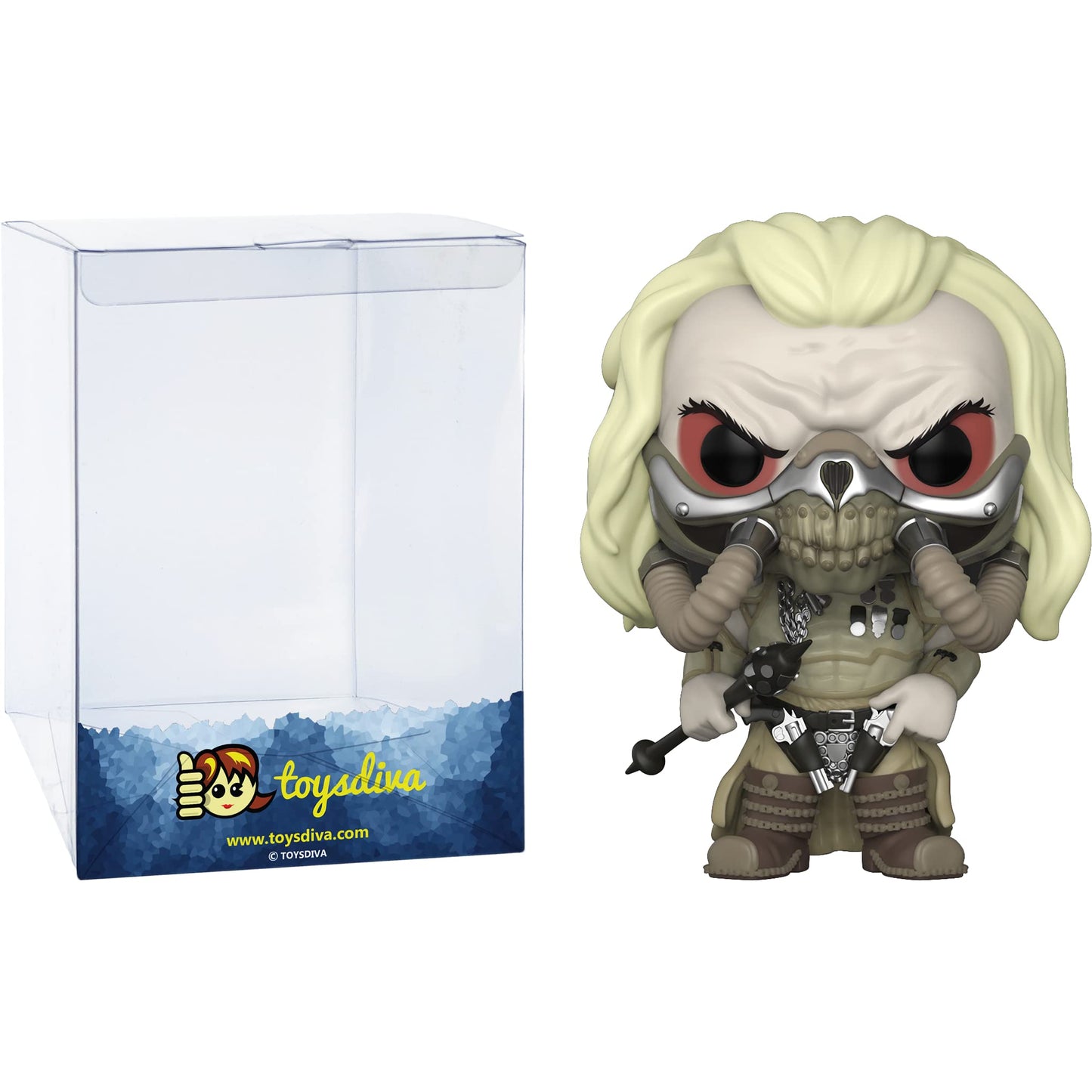 Funko lmmortan Joe: P o p ! Movies Vinyl Figurine Bundle with 1 Compatible 'ToysDiva' Graphic Protector (515-28032 - B)