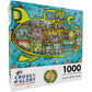 Cross & Glory | 1000 Piece Jigsaw Puzzles for Adults | Sea of Green Voyage