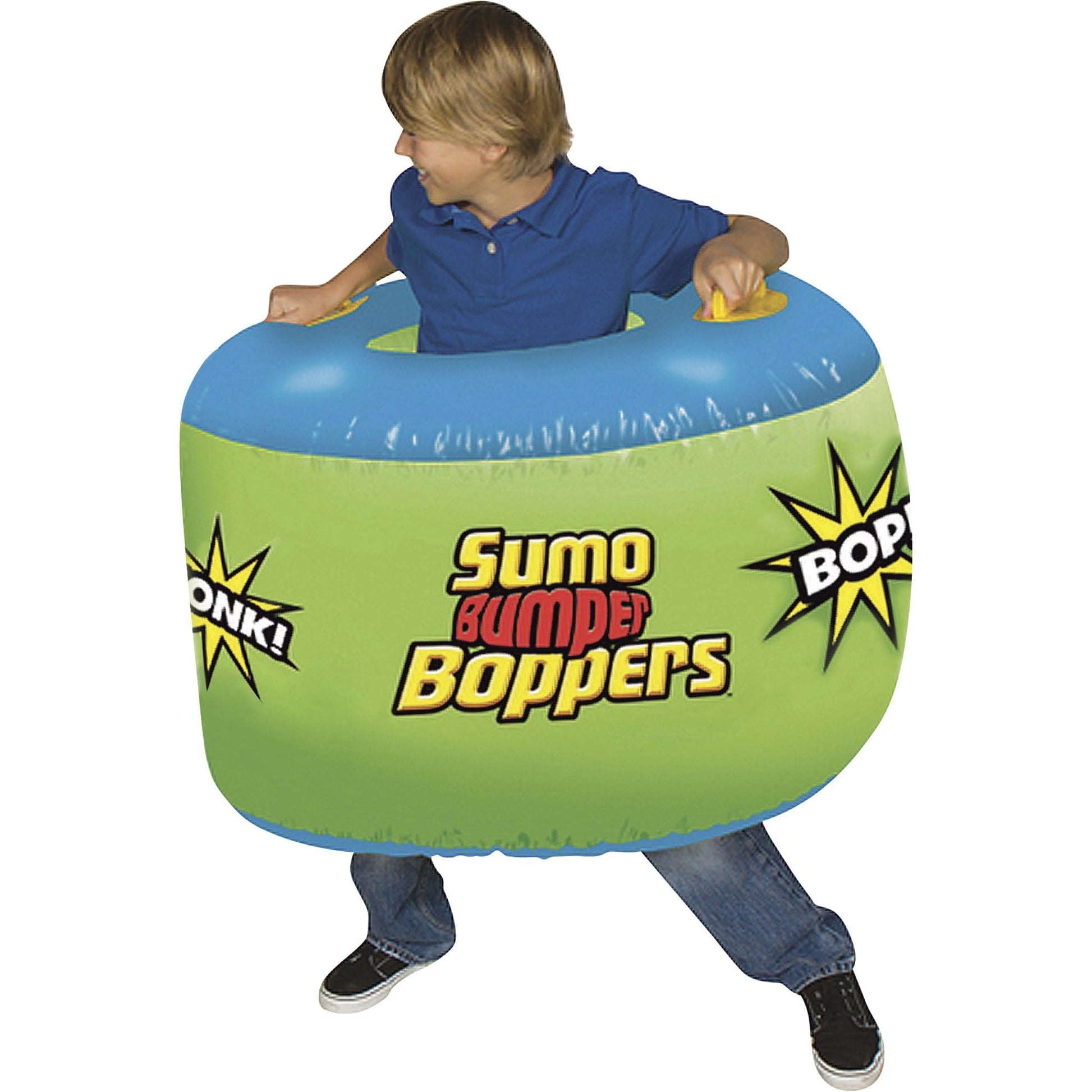 Socker Boppers Sumo Bumper Boppers Belly Bumper Toy, One Bopper and Repair Patch, Kids get Active and Silly, Air inflated Fun, More Fun Than a Pillow