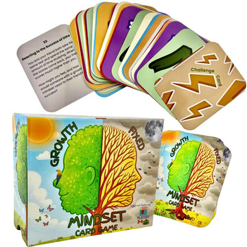 Thought-Spot Growth/Fixed Mindset Card Game: Cultivates Coping & Social Skills; Develops Resilience; Reduces Meltdowns/Stress; Affirmation Cards