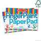 Melissa & Doug Finger Paint Paper Pad (2-Pack, 50-Sheets Each) - 12x18 Inch Art Paper for Kids Activities, Arts and Crafts, and Homeschool Essentials