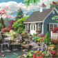 Bits and Pieces - 3000 Piece Jigsaw Puzzle for Adults - Dream Landscape - Spring Scene Jigsaw Puzzle by Artist Alan Giana, Completed Puzzle Size: 32"