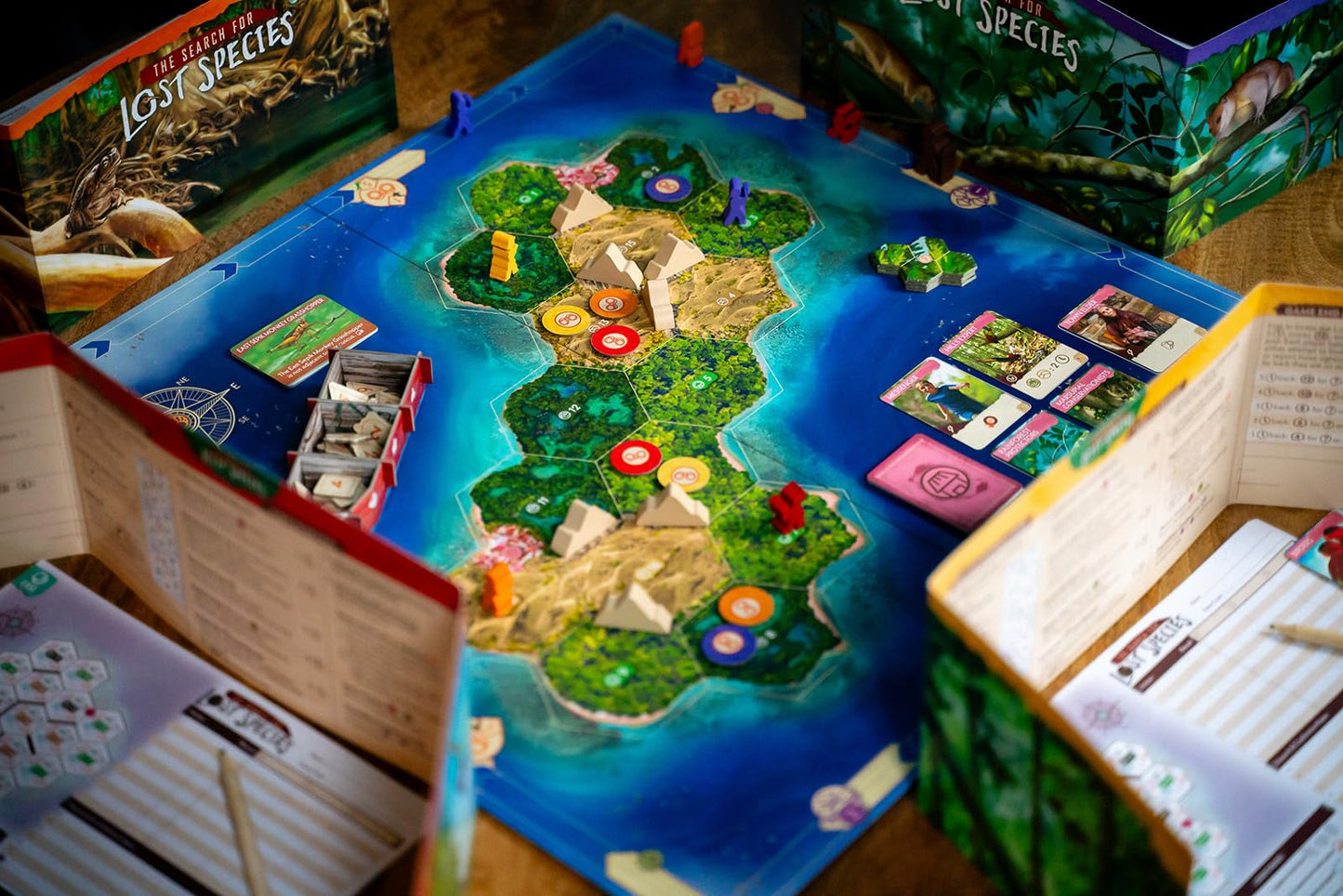 Renegade Game Studios Search for Planet X Sequel, Lost Species Deduction Strategy Logic Puzzle Board Game for Adults, 1-4 Players, 60-75 min