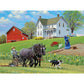 Bits and Pieces - 500 Piece Jigsaw Puzzle for Adults - 18" x 24" - Planting Season - 500 pc Farming Countryside Jigsaw by John Sloane
