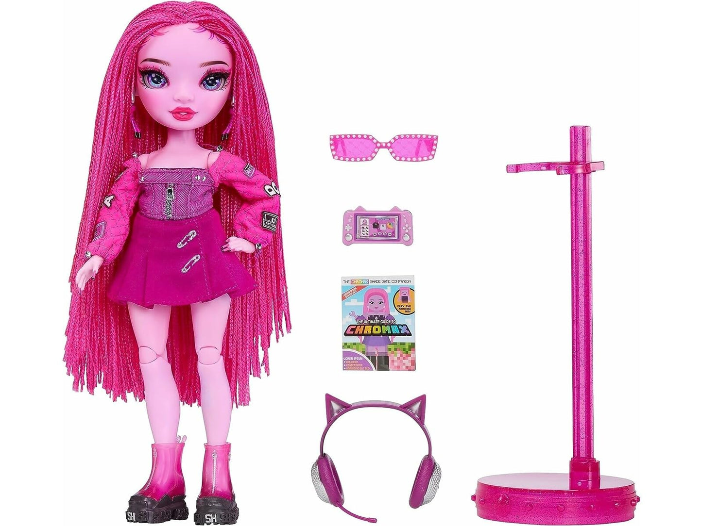 Rainbow High Shadow High Pinkie - Pink Fashion Doll. Fashionable Outfit & 10+ Colorful Play Accessories. for Kids 4-12 Years Old & Collectors