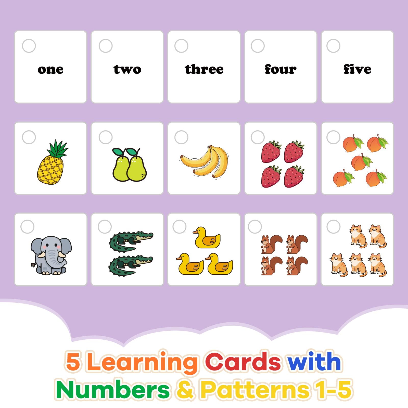 Learning Lock and Key Toys for Toddlers, Montessori 5PCS Numbers Matching & Counting Fine Motor Games, Kindergarten Educational Math Toys for Ages 3 4
