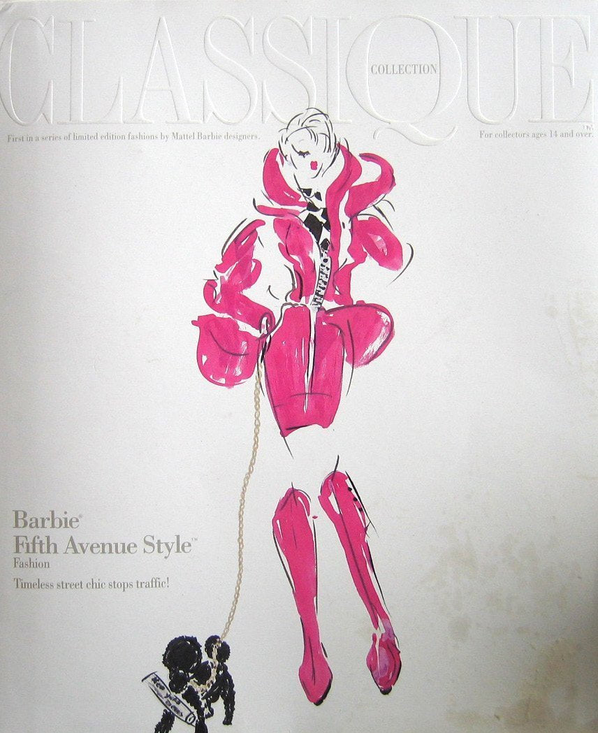 Barbie Fifth Avenue Style Fashion - Limited Edition Fashions Classique Collection by Carol Spencer (1992 Timeless Creations, Mattel)
