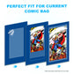 25ct PET Current Comic Book Boards - 6 3/4" x 10 1/2" Acid-Free Ultra Clear Rigid Plastic Comics Board, for Displaying Double-Sided Cover Art, Fits