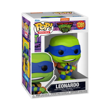 Funko POP! Movies: Teenage Mutant Ninja Turtles (TMNT) Leonardo - Collectable Vinyl Figure - Gift Idea - Official Merchandise - for Kids & Adults